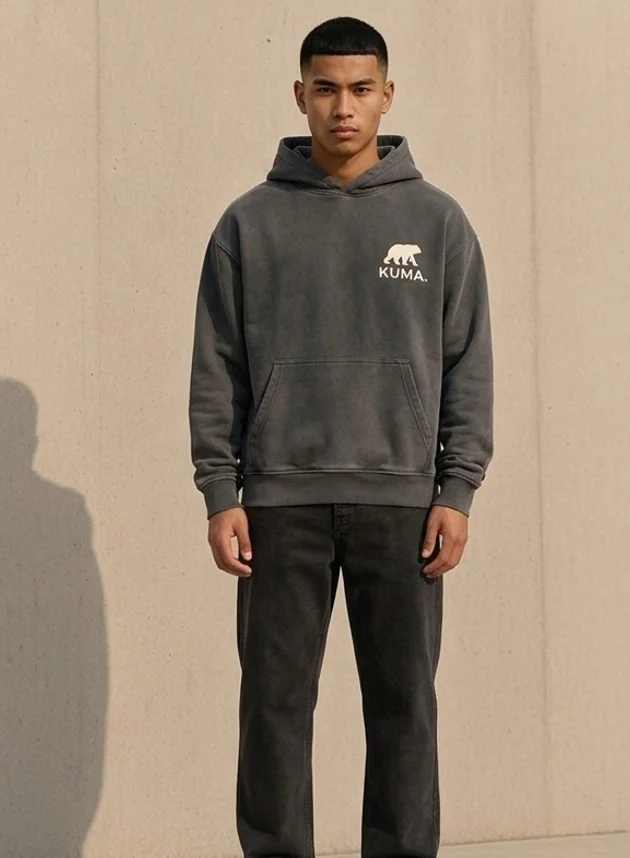 Washed Charcoal Hoodie