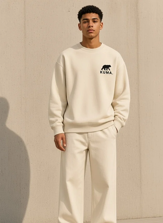 Signature Cream Crewneck