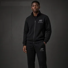 KUMA. Drop 01 — Stealth Black in 480 GSM Japanese fleece