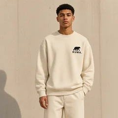 KUMA. Drop 01 — Crewnecks in 480 GSM Japanese fleece